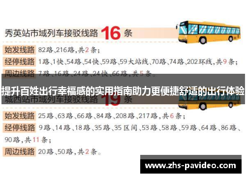 提升百姓出行幸福感的实用指南助力更便捷舒适的出行体验
