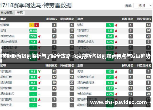 英联联赛级别解析与了解全攻略 深度剖析各级别联赛特点与发展趋势